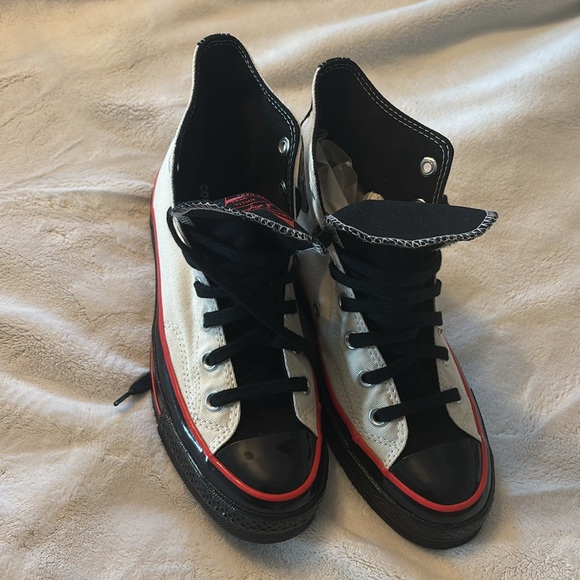 Converse High-Top Sneakers - Cream and Black main image 6
